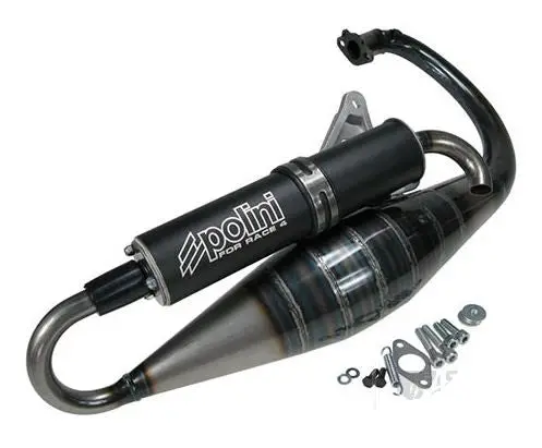 Polini 4 Race Exhaust Prebug Zuma 1