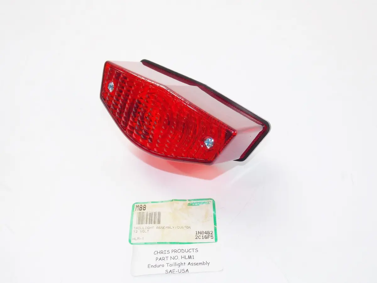 Universal Enduro Taillight Assembly Custom 12Volt M88 | Hlm-1 Yamaha Suzuki Ktm 1