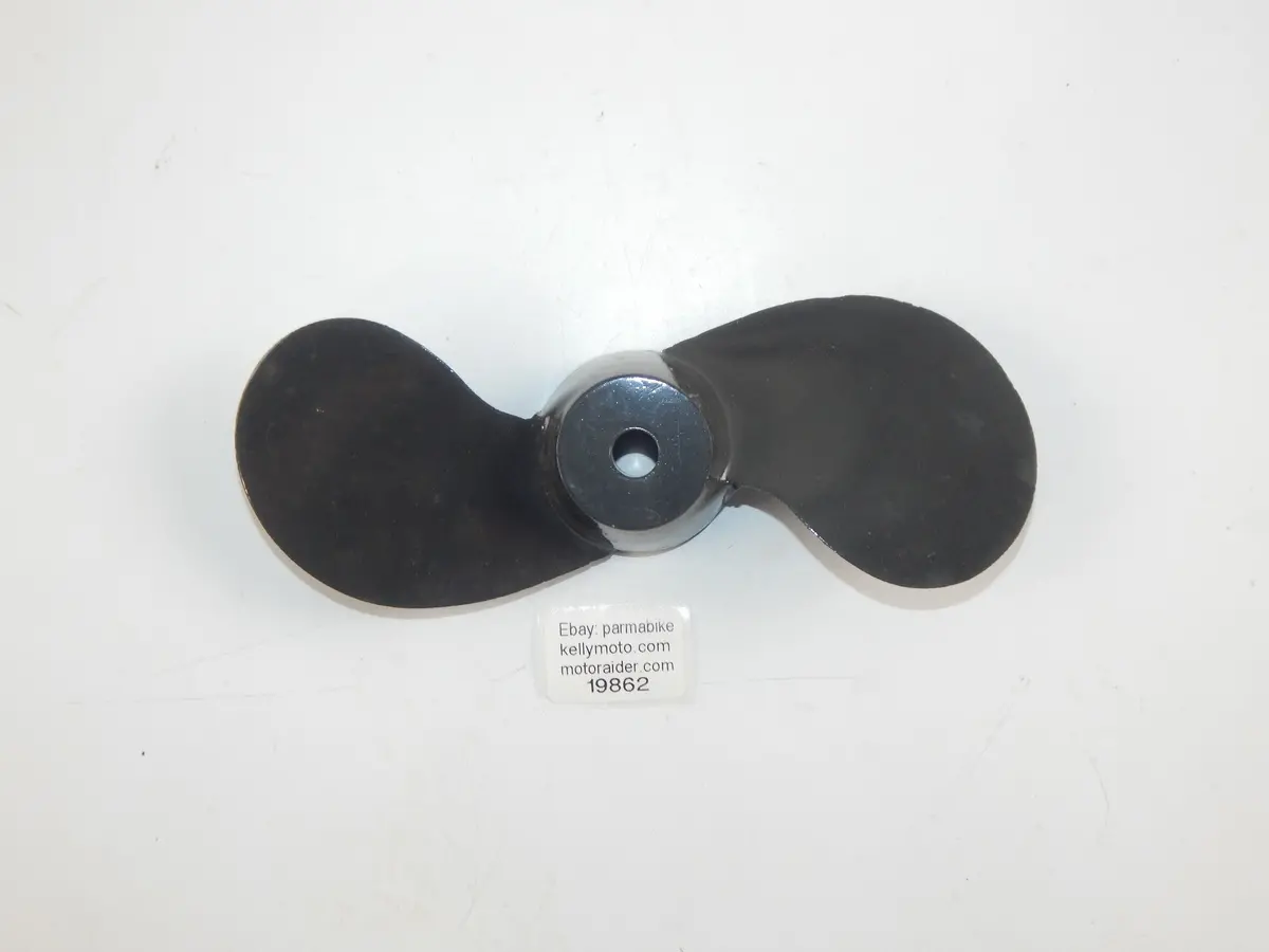 Vintage Alloy Propeller 2 Blade Boat Motor W=8" Hole D=12 Mm Ducati Evinrude 1