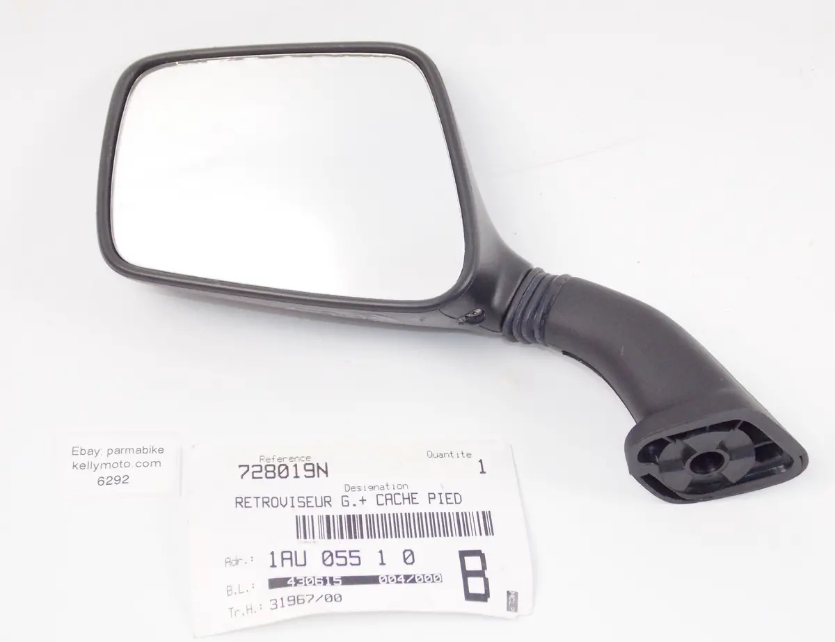 Nos Peugeot 1991 Sv Geo 50/Sv 50J Left Rear View Mirror 728019N 1