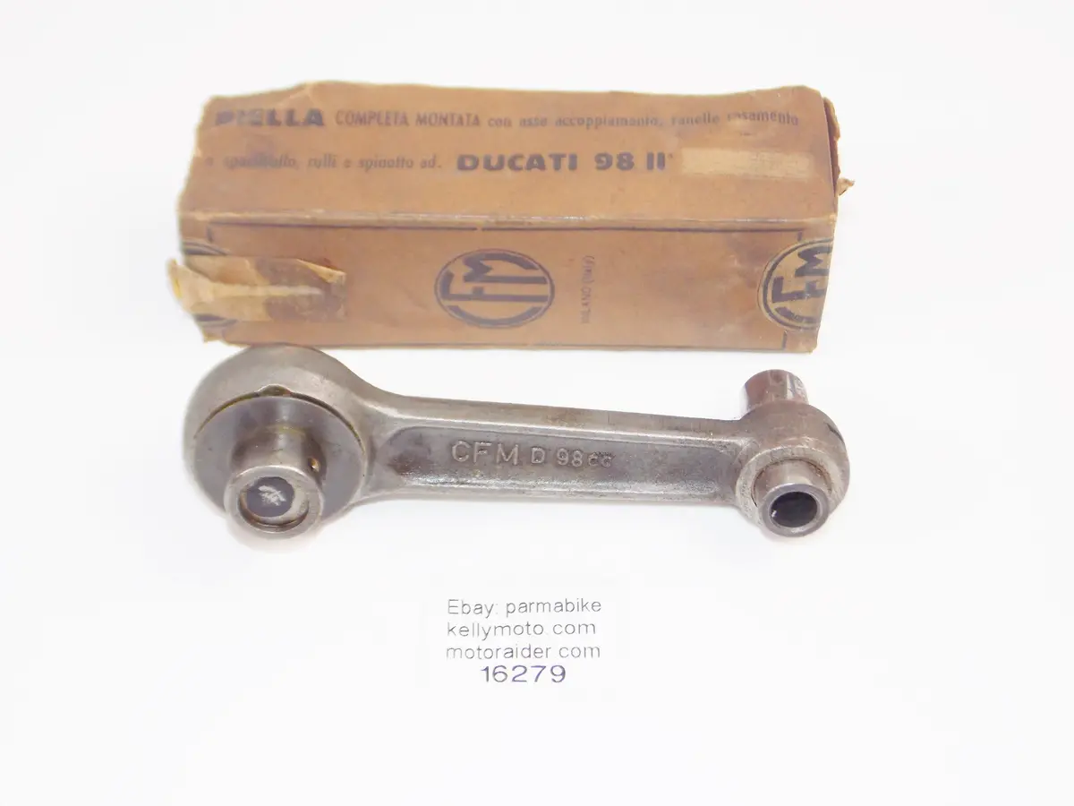 Cfm Connecting Rod+Pins+Bearing 2Nd Ducati 98Cc Sport Overall Length 137Mm 1
