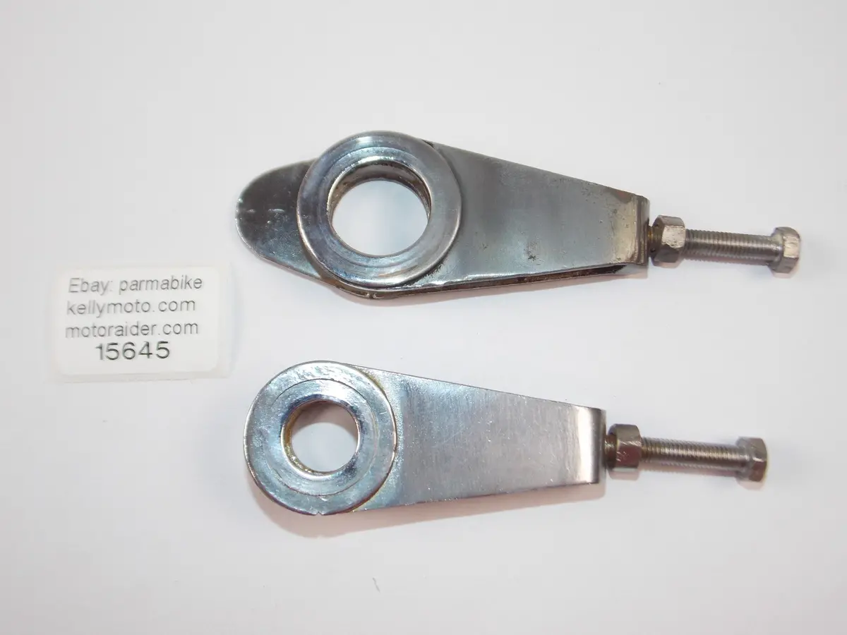 1950 Honda Ca 150 Dream Rear Wheel Axle Chain Adjustors 1