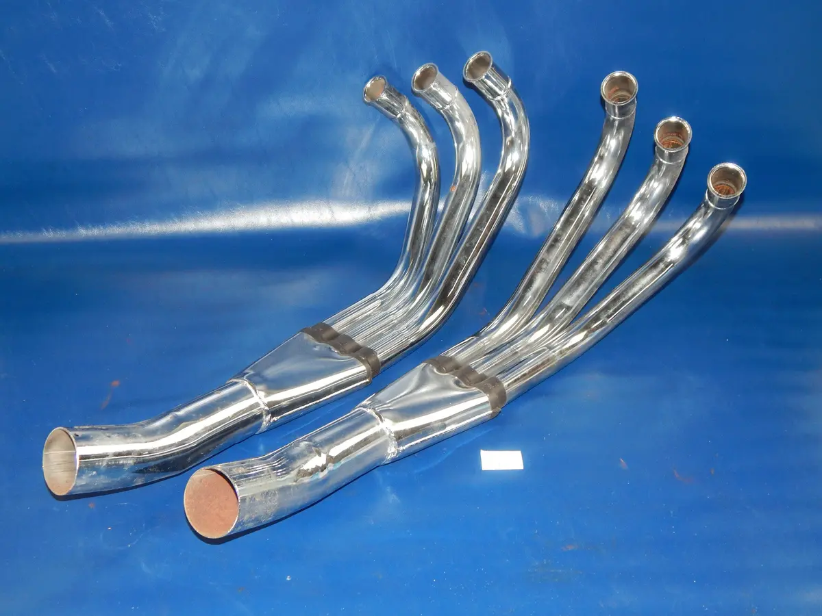 Honda Cbx 1000 Marving 6 In 2 Chrome Open Exhaust Muffler Pipe Headers Vintage 1
