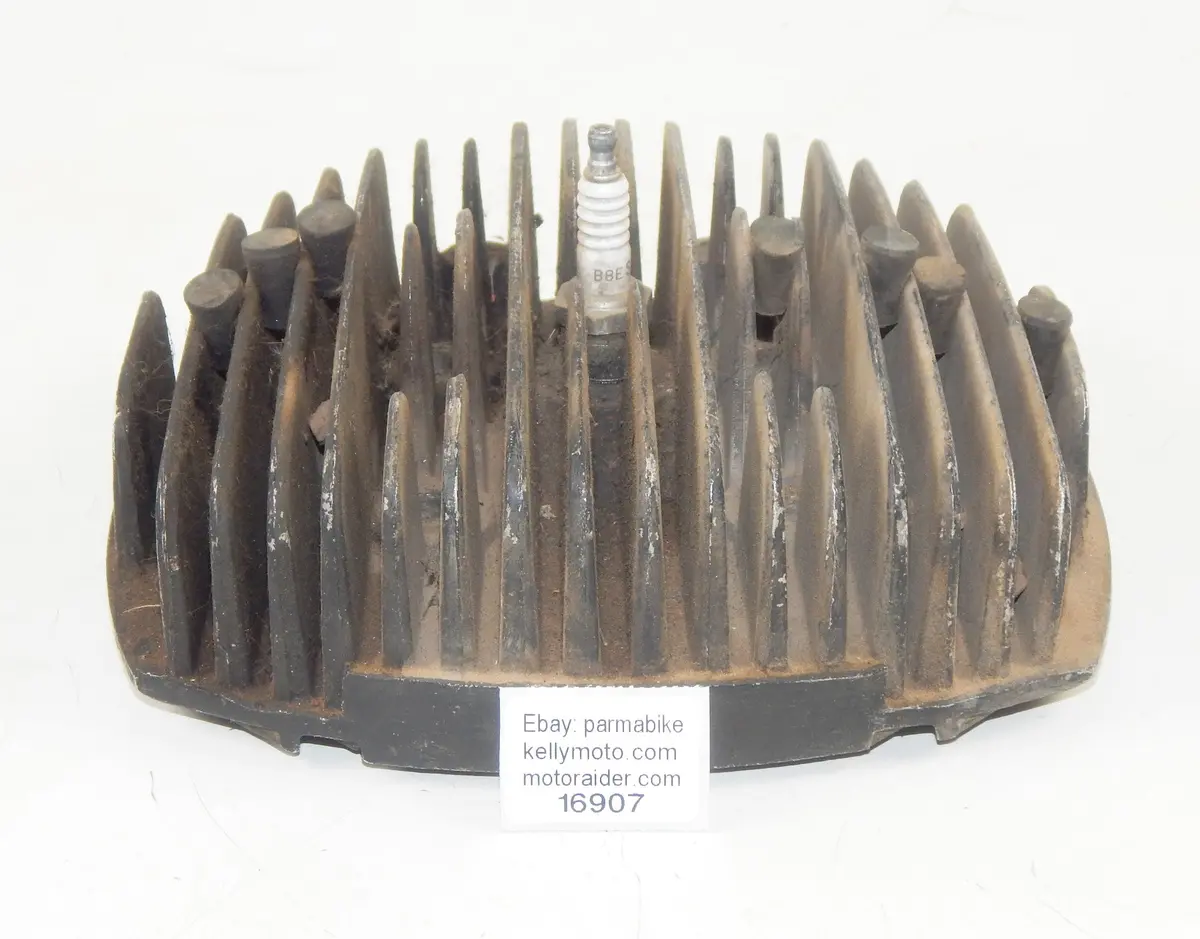 1970'S Husqvarna Engine Motor Cylinder Head Approx Bore 80Mm 1