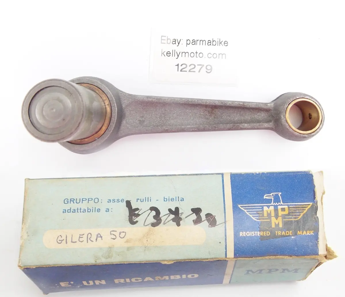 Mpm Connecting Rod + Pin + Bushing Motor Engine Gilera 50 Cc 1