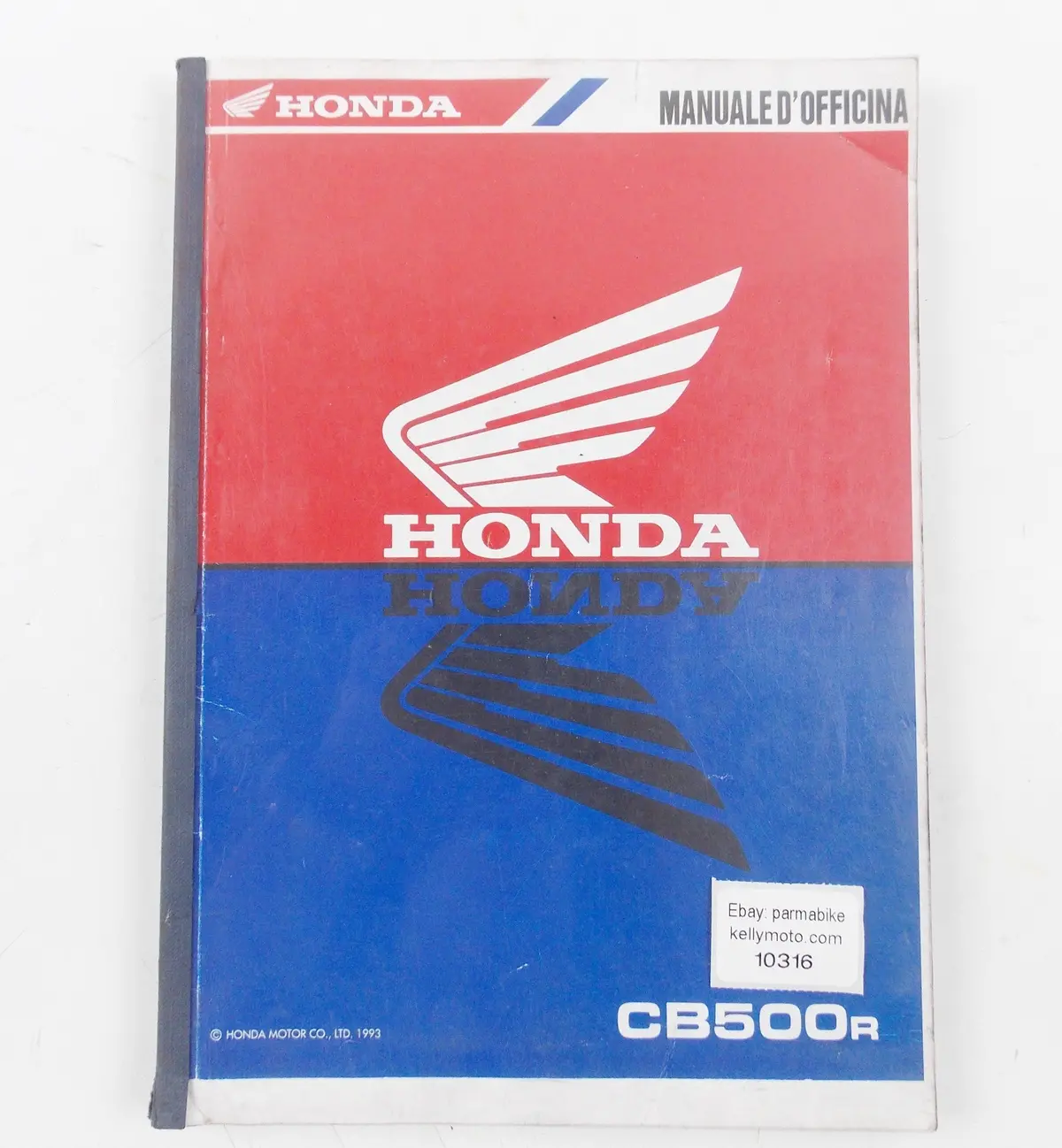1993 Honda Cb500r Workshop Manual Repair Book Italian 1