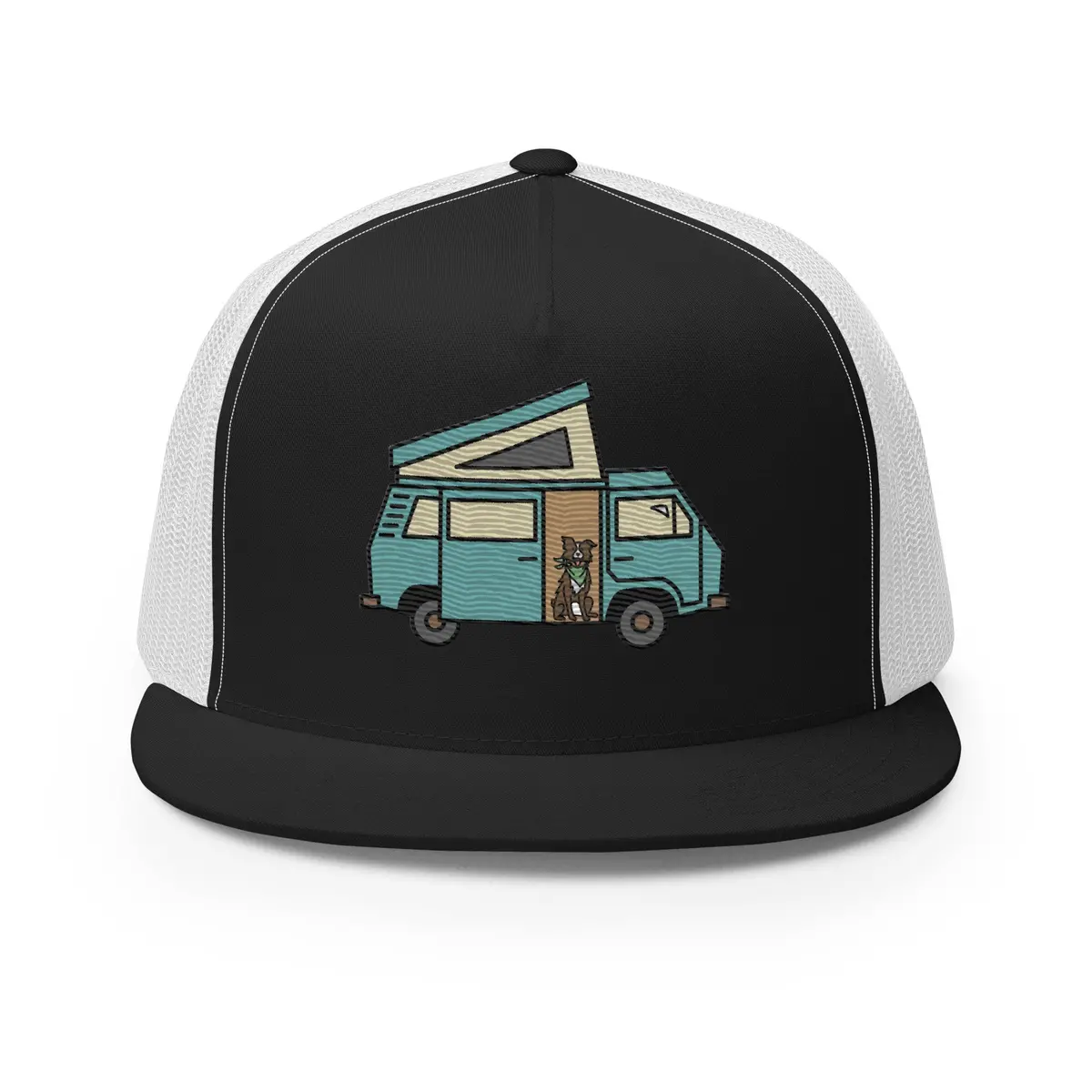 Dog In Van Trucker Cap 1