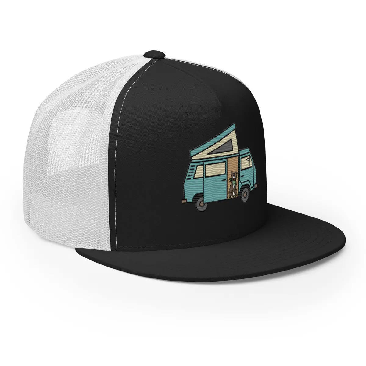 Dog In Van Trucker Cap 6