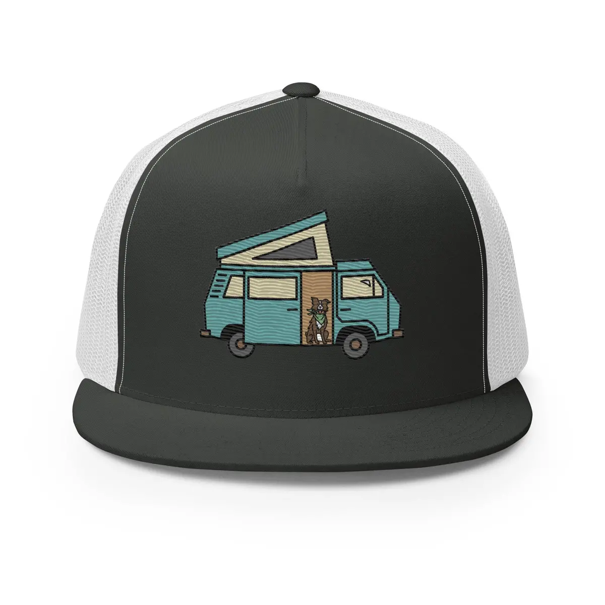 Dog In Van Trucker Cap 6