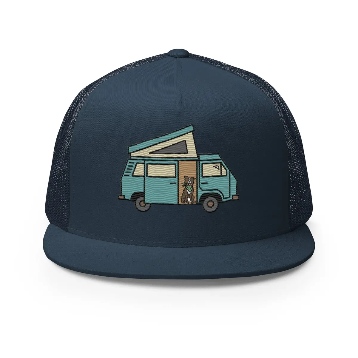 Dog In Van Trucker Cap 3