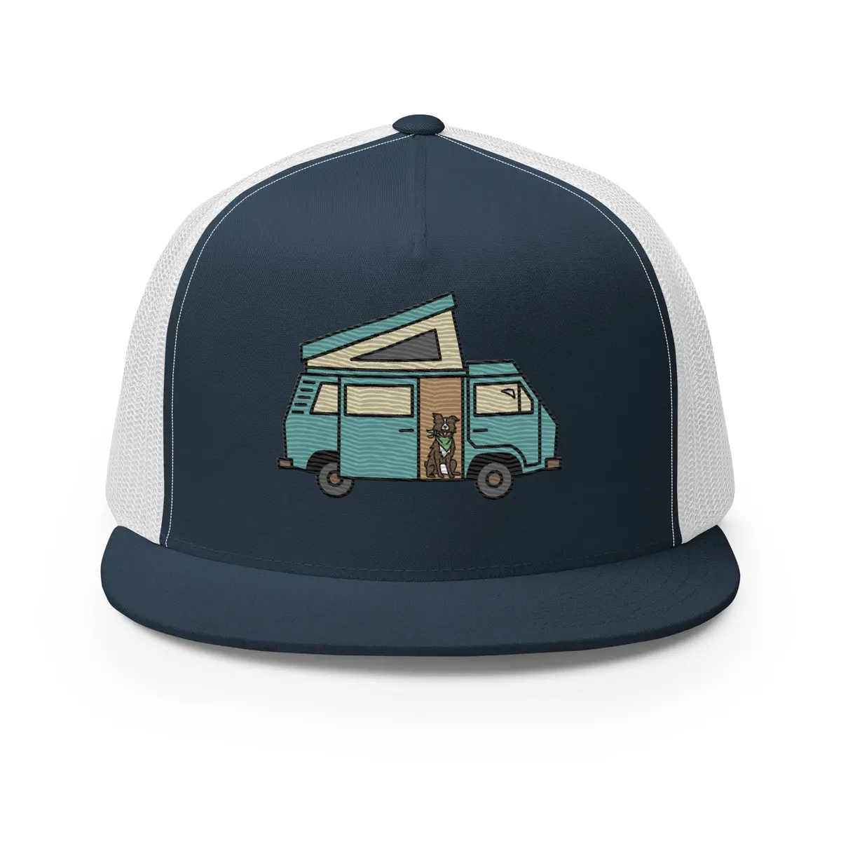 Dog In Van Trucker Cap 4