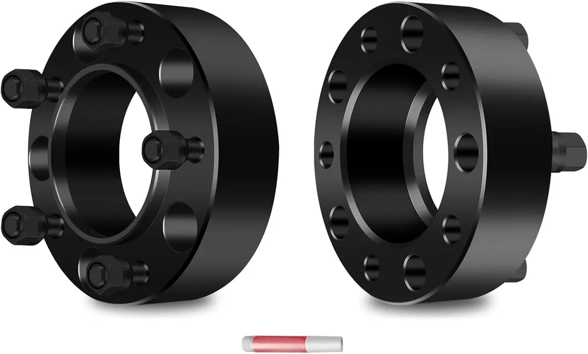 2" Hub Centric Wheel Spacers Pair Black Pair 5X150 2.0Hc07tunbk2 (E4) 1