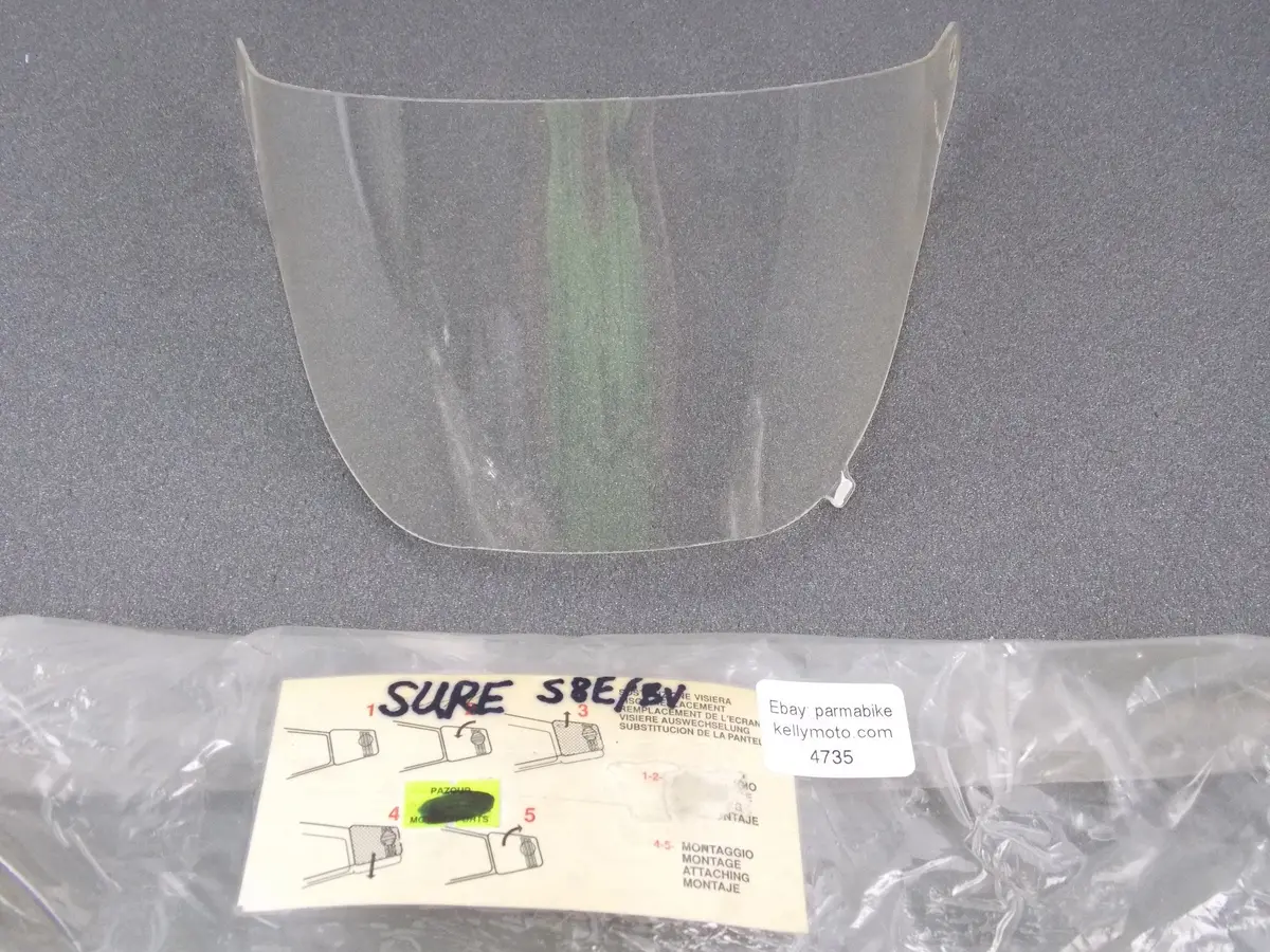 Motorcycle Atv Helmet Clear Face Shield Mask Visor Screen Marshall 11-1375 1