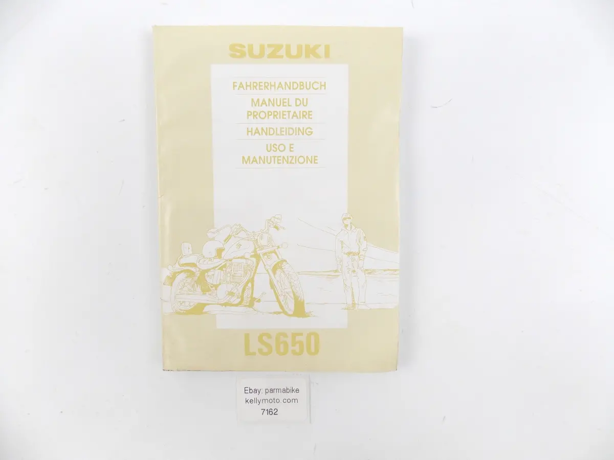 1993 Suzuki User Manual Book Catalog Ls650 99011-24B28-022 Multiple Languages 1
