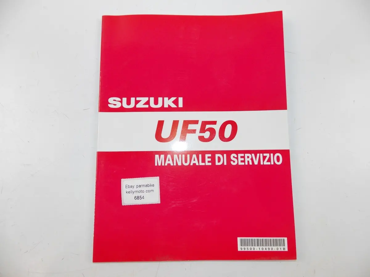 04/2000 Service Manual Maintenance Book Suzuki Uf50 Italian 99500-10490-01B 1