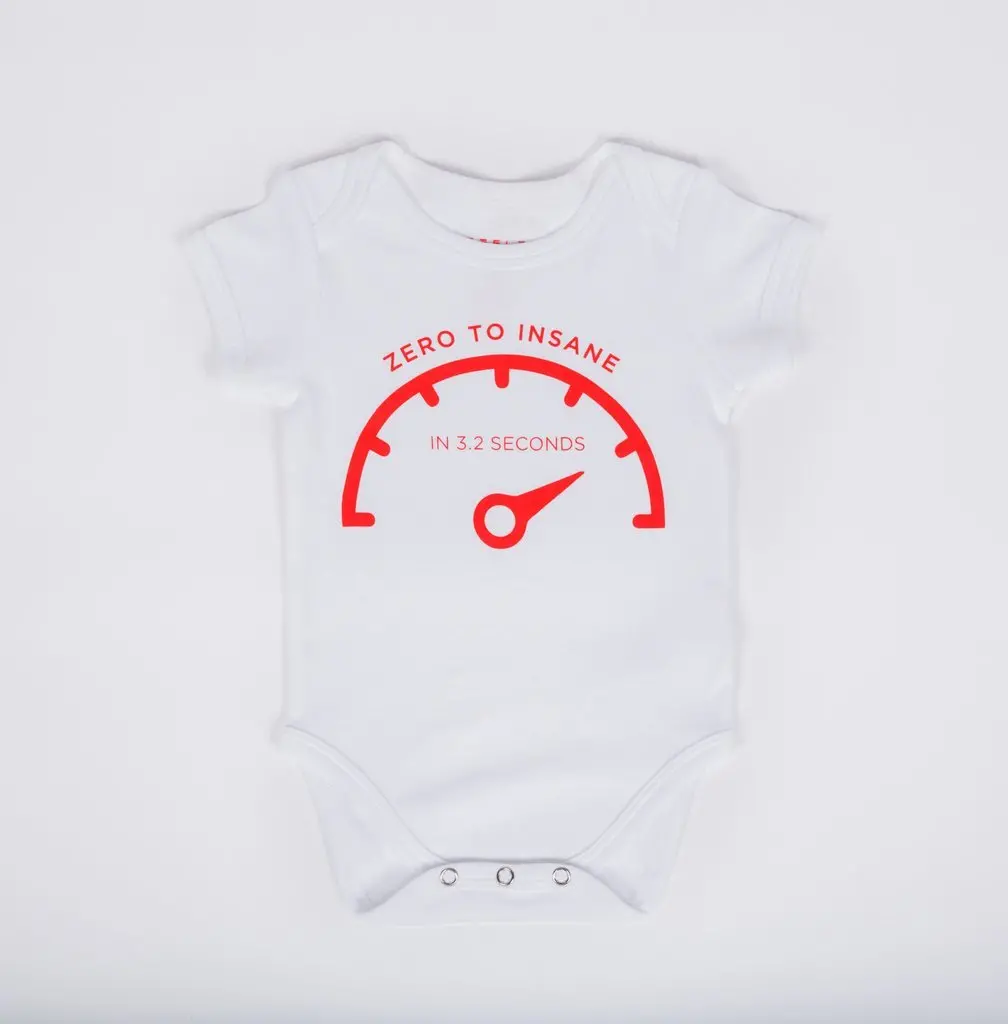 White Insane Mode Onesie 1