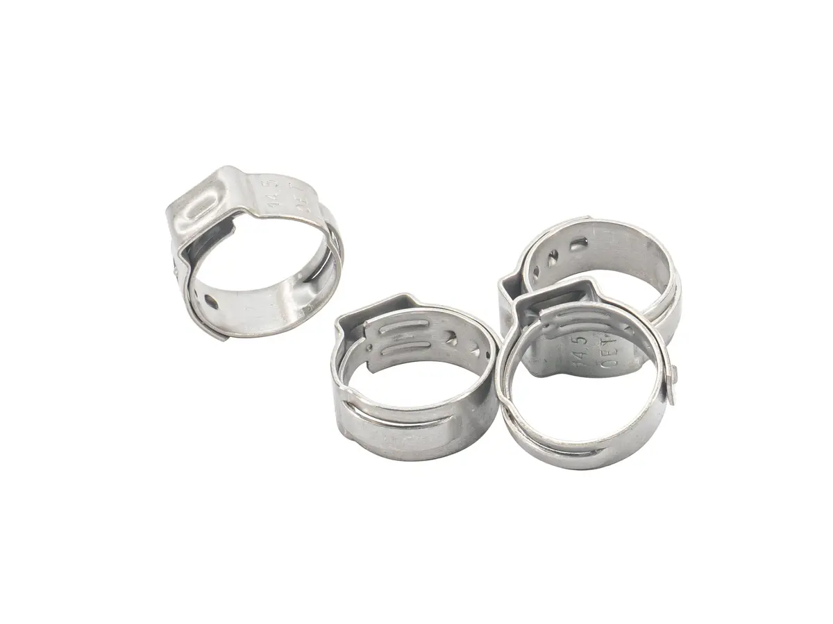 Ear Clamp - Stainless 14.5Mm (Pack Of 4) 1
