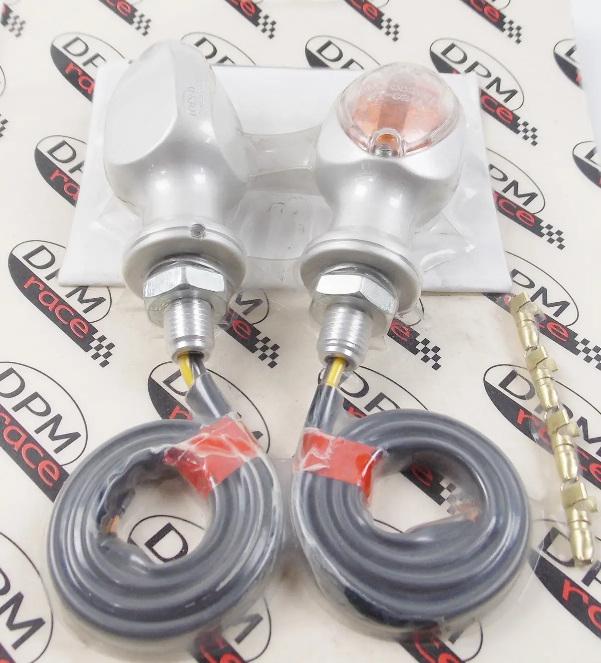 De Pretto Moto Speedlight Blinker Turn Signal Alloy Silver R-0415A Honda Ducati 2