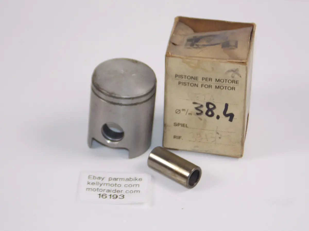 Nos Asso Werke Beta 25-7300 Piston 38.4Mm + 14Mm Pin Vintage Italy 16193 1