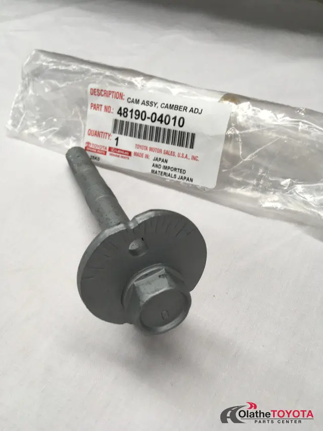 10-23 4Runner, 16-23  Tacoma Genuine Oe Toyota Rear Lower Control Arm Adjust Bolt And Nut - Pt# Toy48190-04010 (D2) 1