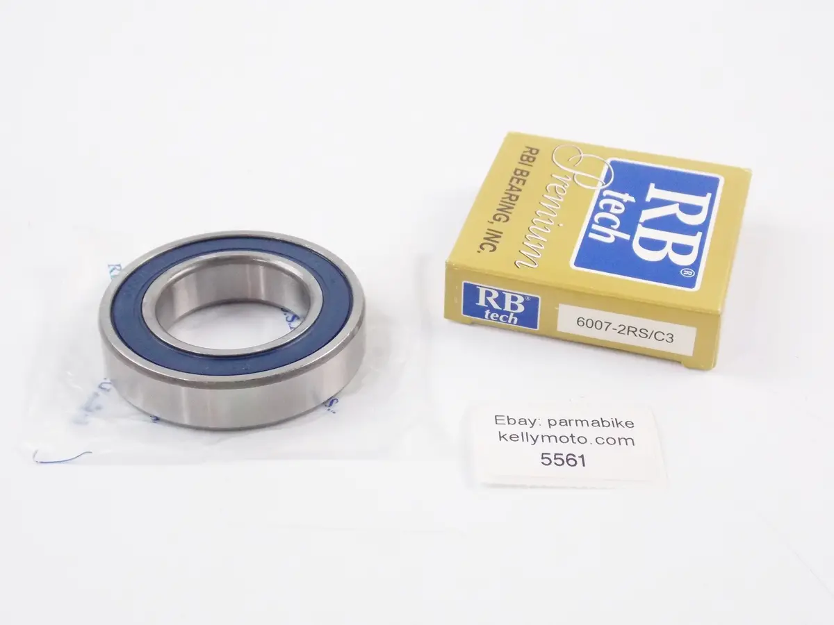 Rb Tech Premium Radial Ball Bearing 72X72x18 6007-2Rs/C3 Motorcycle Snowmobile 1