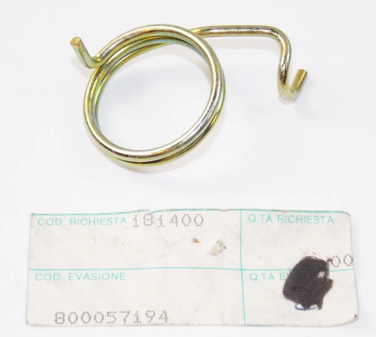 Nos Oem Husqvarna 1989 Wrk 125 Rear Wheel Brake Plate Lever Spring 800057194 1