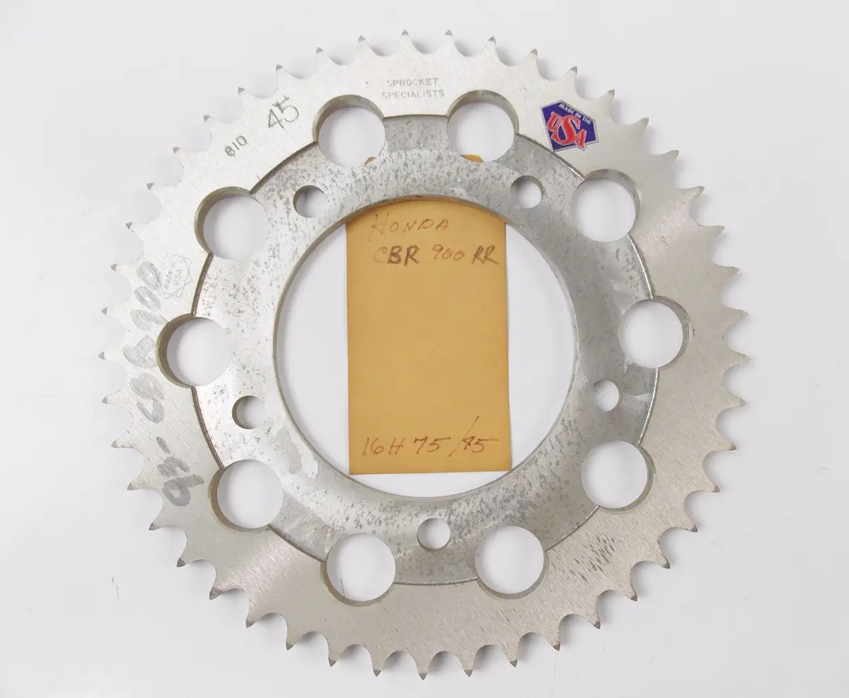 Sprocket Specialists Aluminum Rear Sprocket 45T Honda Cbr 900 Rr 16H75/45 1