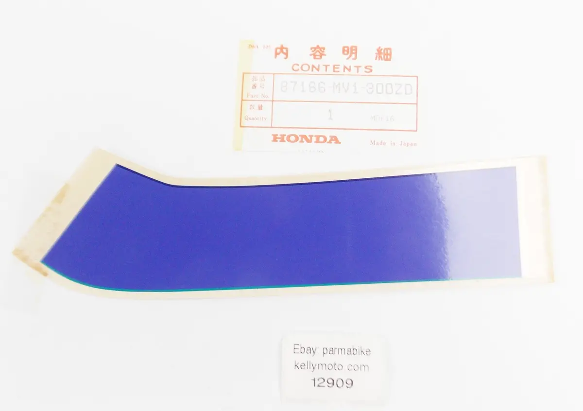 Oem Honda 2011 Xrv750 Stripe Blue Left Side Cover 87166-Mv1-300Zd 1