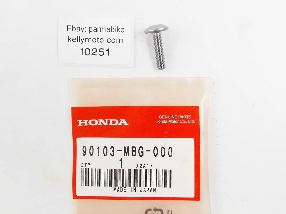 Nos Oem Honda 1998-2009 Vfr800 2000-2006 Rvt100 Screw Pan (5X20) 90103-Mbg-000 1