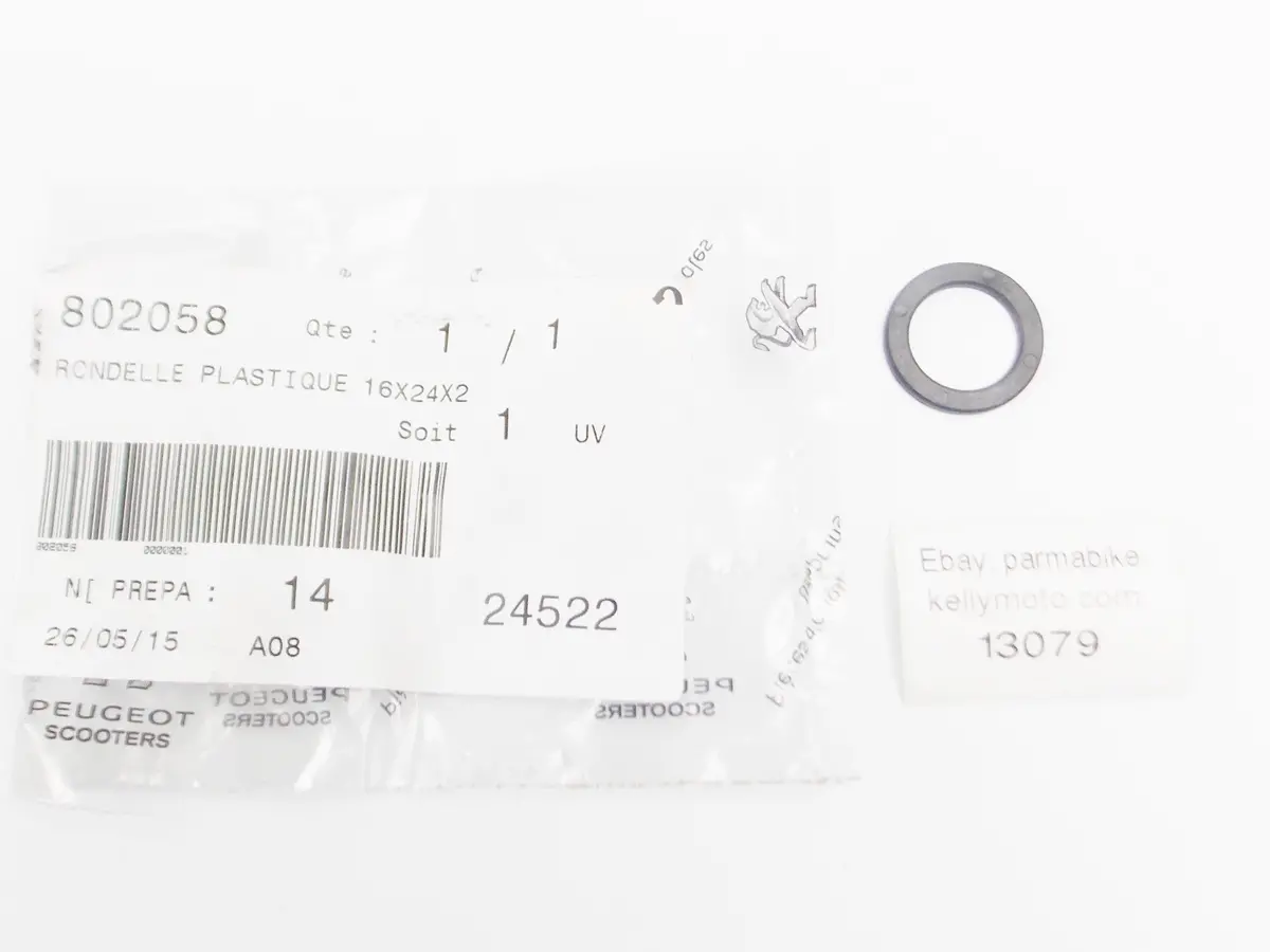 Oem Peugeot 2016 Tweet 50 Na Scooter Rear Shock Stand Nylon Washer  # 802058 1