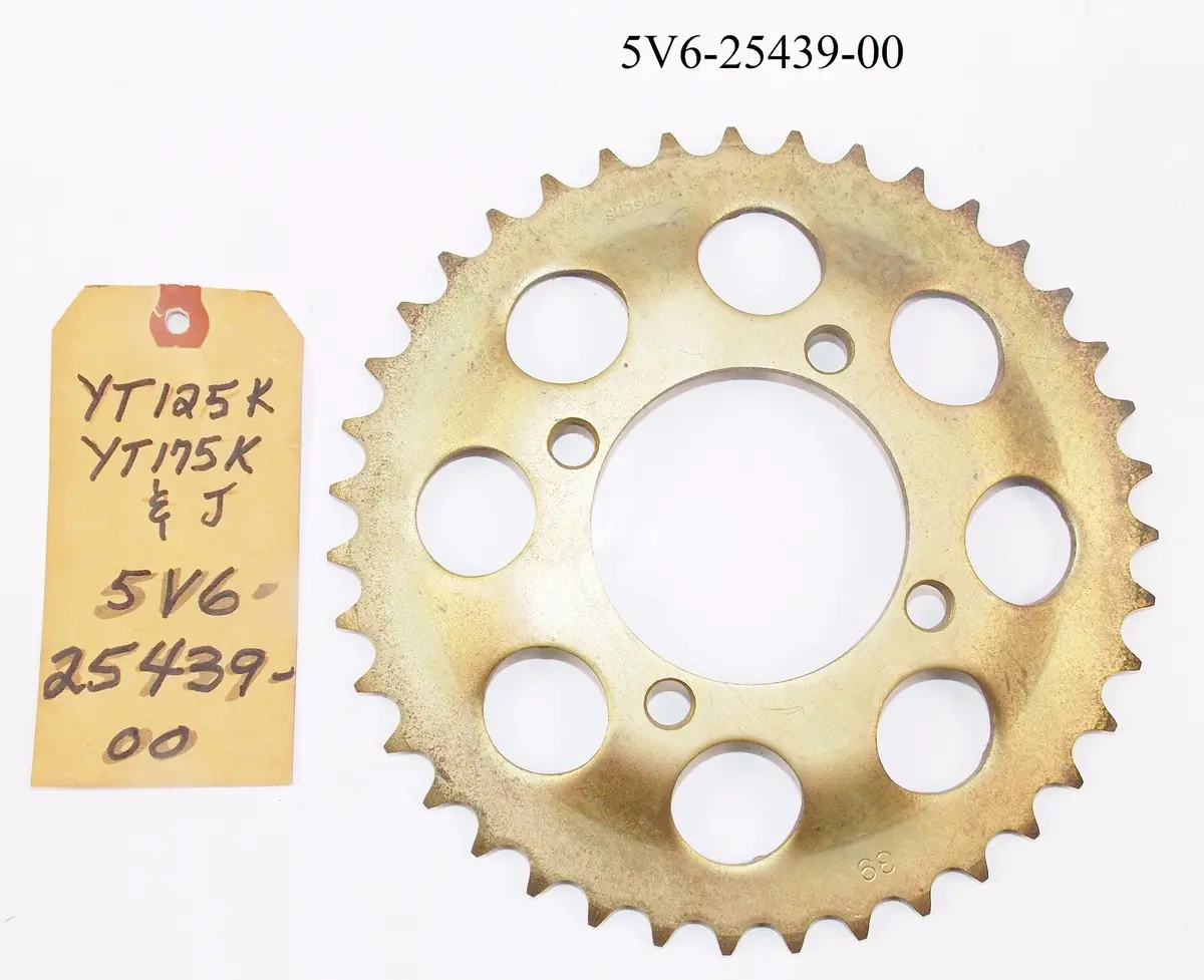 Sunstar Yamaha 1982-85 Yt175j/Yt125j/Yt125l/Yt125k/Yt175k  Sprocket 5V6-25439-00 1