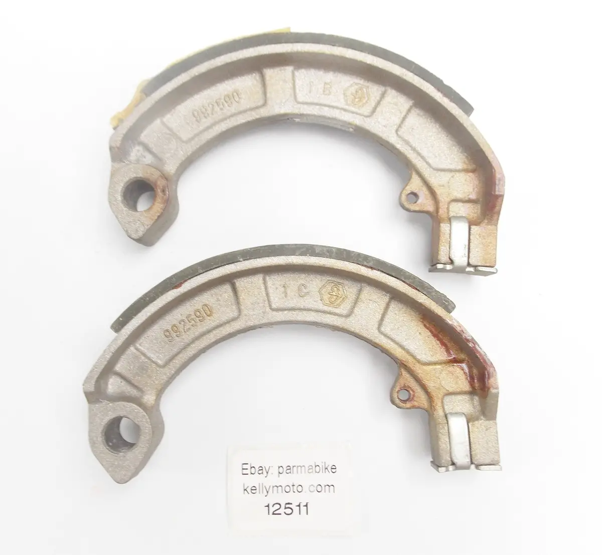 Oem Piaggio Lml Star 2T / 4T / Dxl Via Toscana 125 Rear Wheel Brake Shoes 992590 1