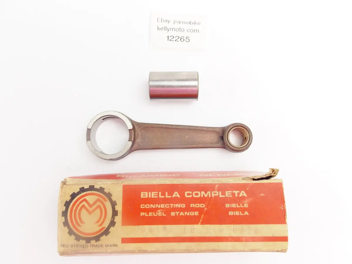 Mmc Connecting Rod Biella+Pin+Roller Bearing Motor Engine Morini Turbo Bco 0416 1