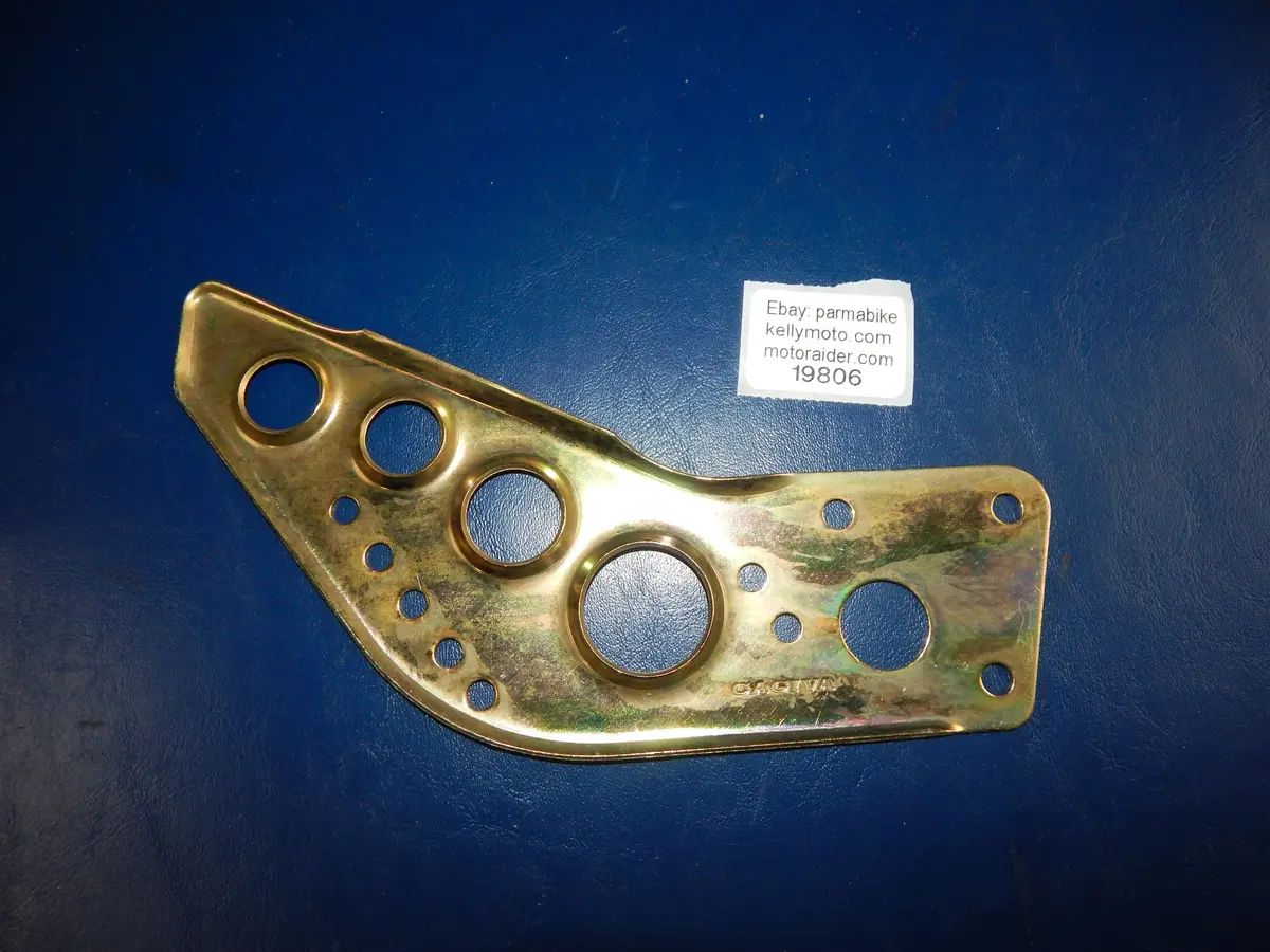 Oem Cagiva 1982 Wrx 125 Wmx 125 250 Chain Guide Gold Plate Guard 33468 Vintage 1
