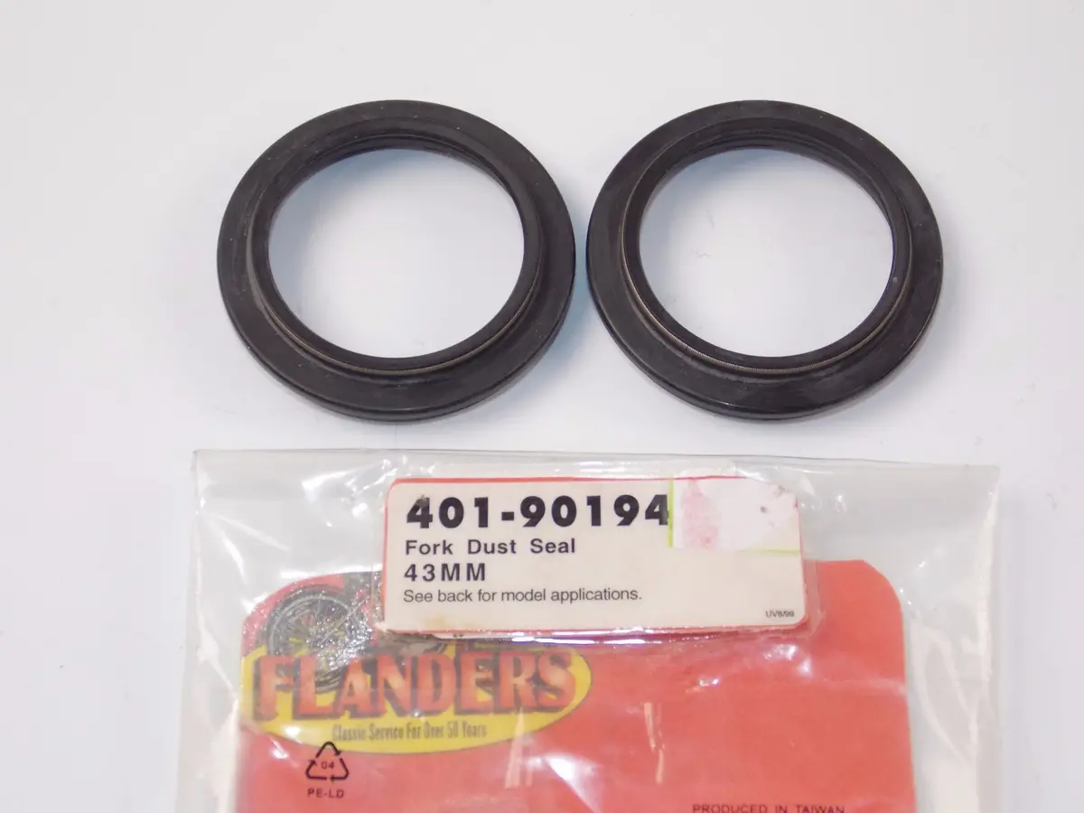 Flanders Fork Dust Seals Honda 1989-1998 Cr 125R Rm 125 Cr 500R Rmx250 401-90194 1