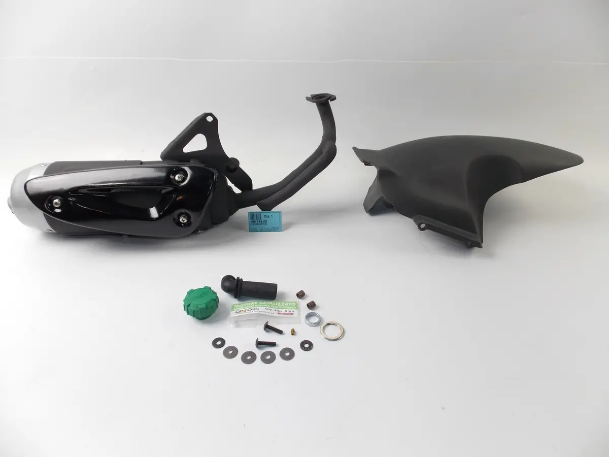 Malaguti Scooter Phantom F12 Aria Air Cooled Catalytic Exhaust Kit 165.164.00 1