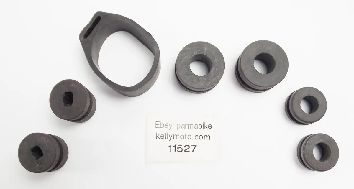 1986 Cagiva 125 Elefantre Antivibrant Raditor Panel Rubber Damping Bushing 1