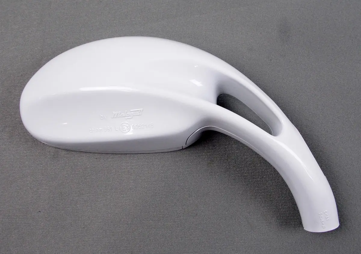 Nos Oem Malaguti Phantom F12 Right Side Rear View Mirror White 088.019.80 2
