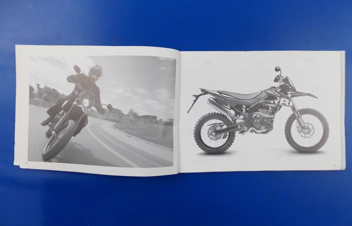 Derbi Senda Drd 125 4T Owner's Manual Italian/French/English/German/Spanish Book 2