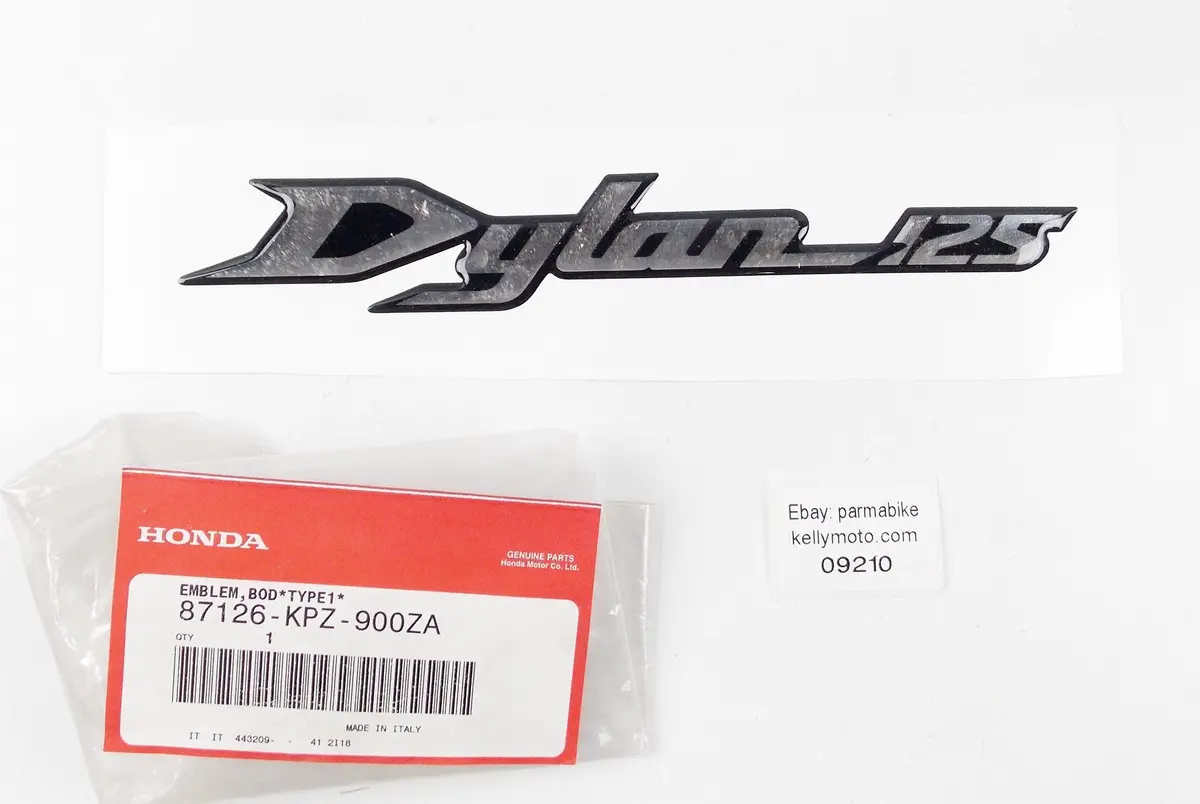 Oem Dylan-125 2003 2004 Honda Ses125 Type 1 Emblem Sticker Logo 87126-Kpz-900Za 1