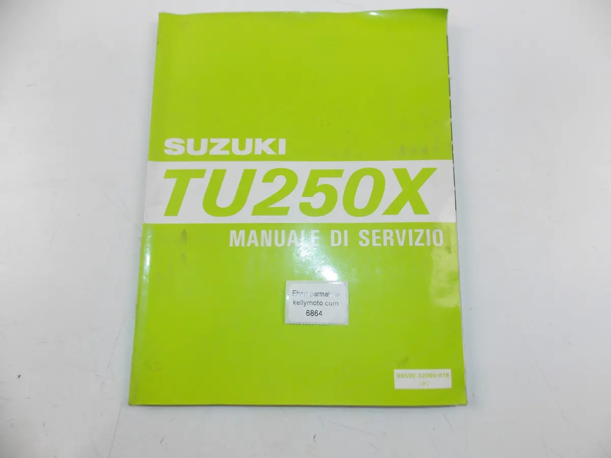 11/1996 Supplement Service Manual Maintenance Book Catalog Suzuki Tu250x Italian 1