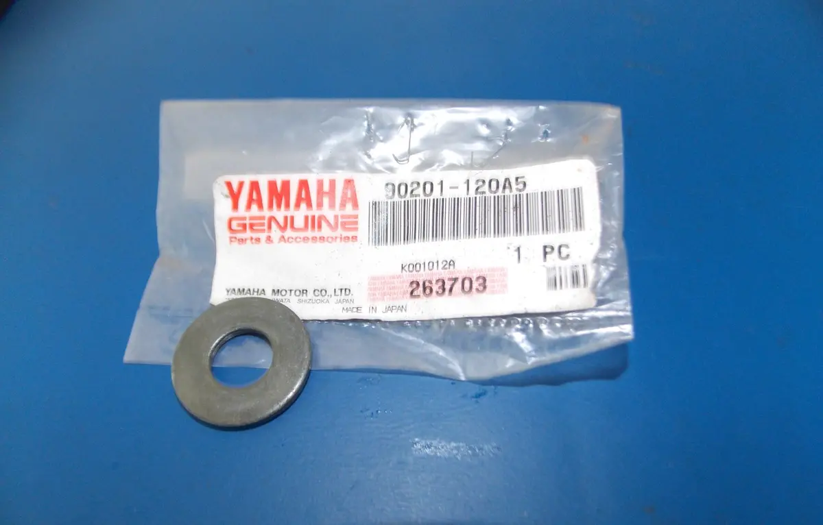 Nos Yamaha 19 80-2020 Yw125 Xc155 Yfm125 Yfa1 Gts1000 Plate Washer 90201-120A5 1