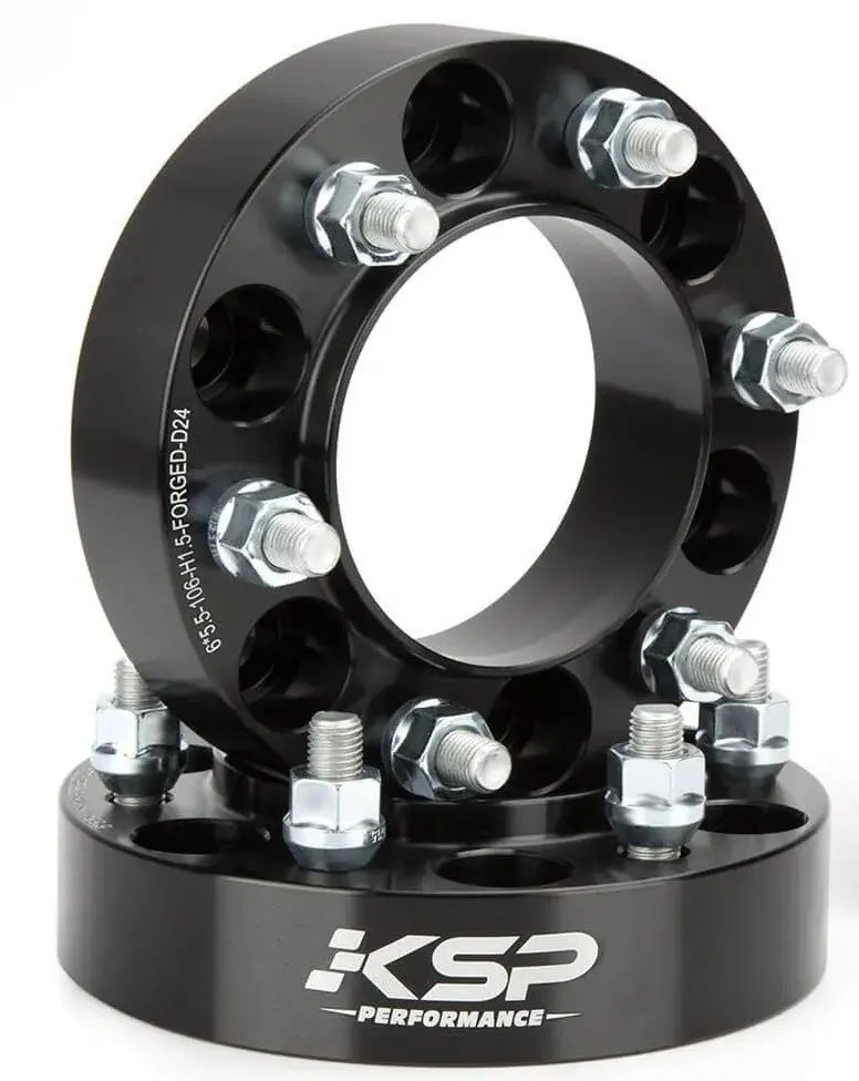 1996-2023 Tacoma 1996-2024 4Runner 1.5" Hub Centric Wheel Spacers Pair Black 6X5.5 / 6X139.7 - Pt#1.5Hctacobk2 (D3) 1