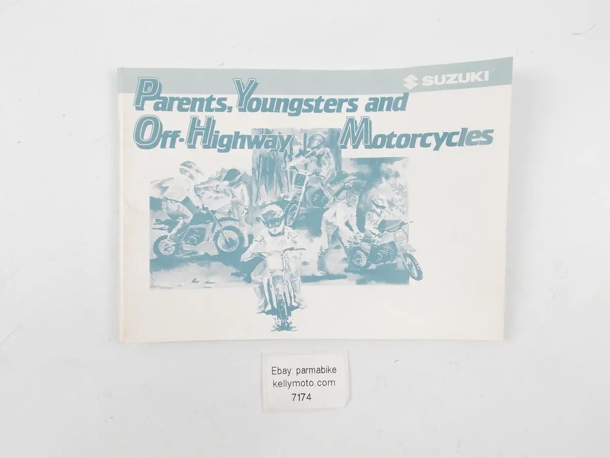 1991 Suzuki Parent Youngster Off Highway Motorcycles Manual Book 99014-20650-03A 1