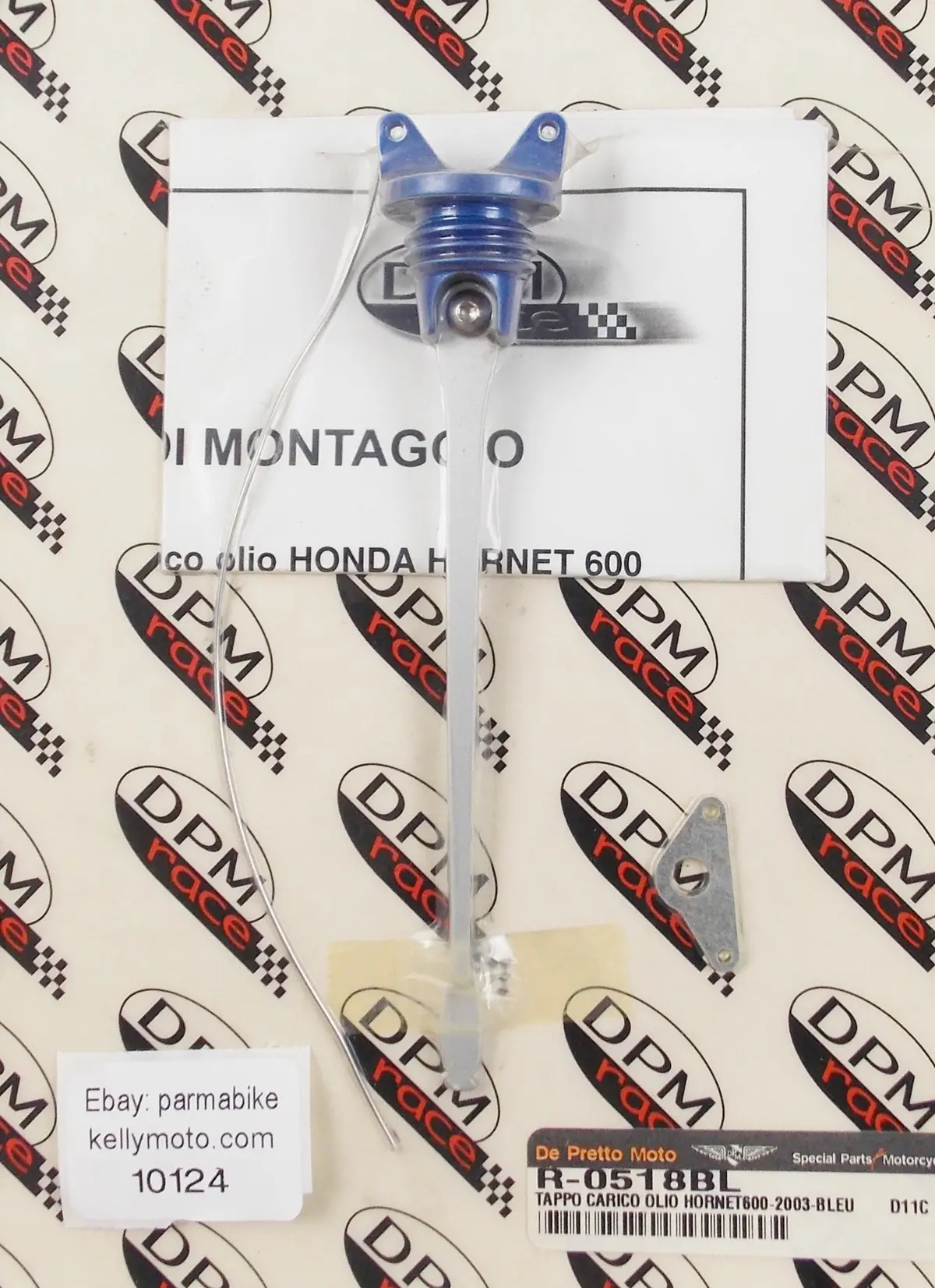 De Pretto 1999-2006 Honda Hornet 600 Oil Tank Cap Alloy Blue 1999-2006 R-0518Bl 1