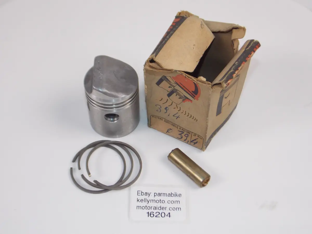 Nos Dinamin 106 Piston 39.4 Mm+Rings+11Mm Pin #16204 1