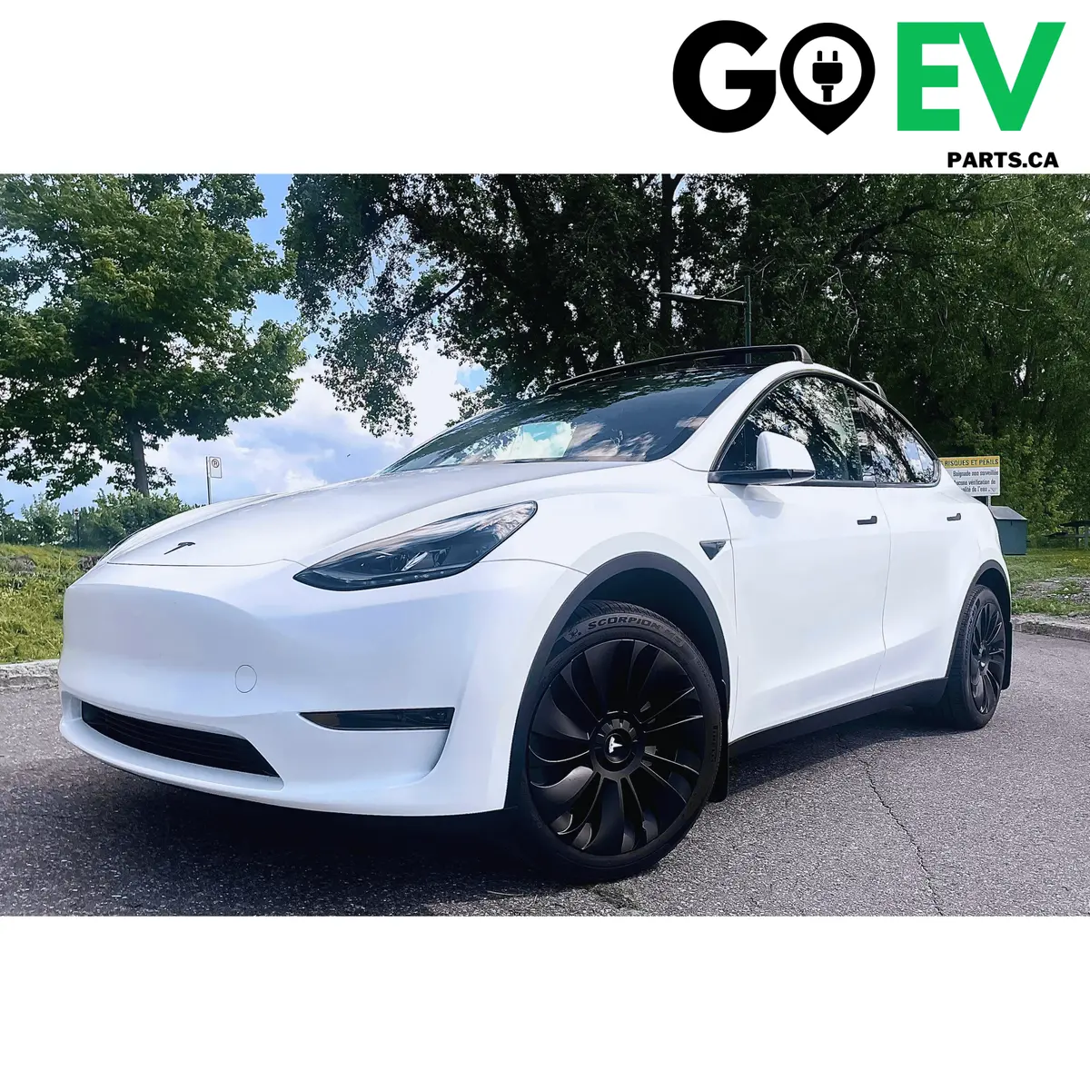 Tesla Model Y: Induction Wheel Rim Protector Cover Set (4 Pcs) 1