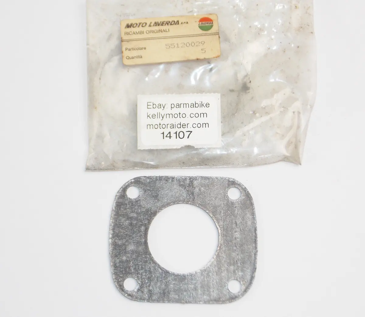 Oem Laverda Gs125 Lesmo 1985 Lb1 125 Sport Custom Exhaust Flange Gasket 55120029 1