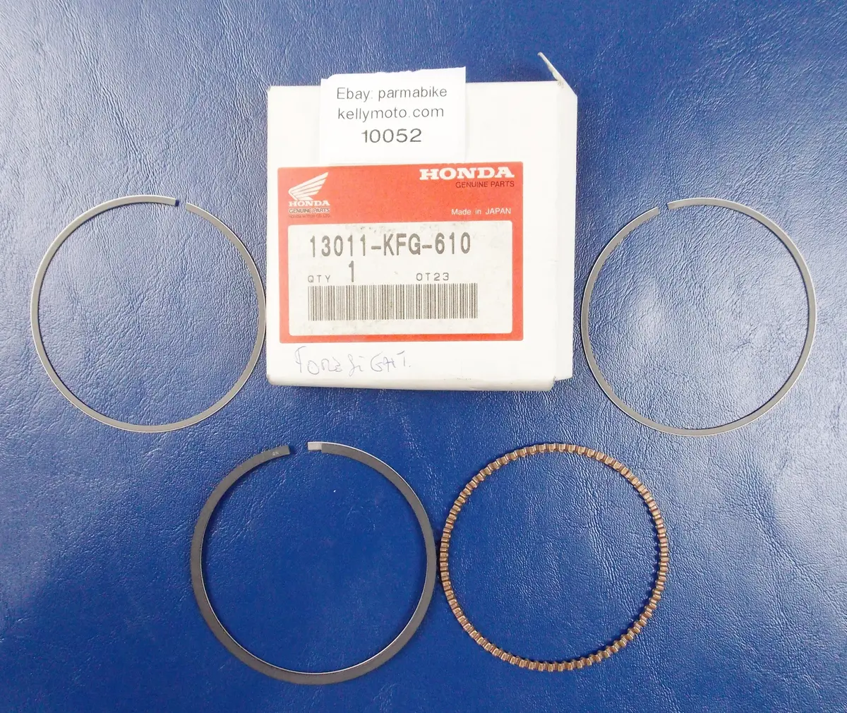 Nos Oem 1998-2002/05 Honda Fes250 Piston Ring Set (0,25) 13011-Kfg 610 1