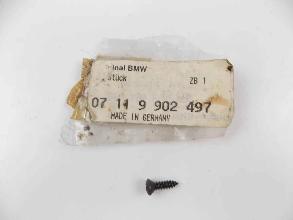 Nos Oem Bmw 1978-1985 R100rt Recessed Oval Head Sheet-Metal Screw 7119902497 1
